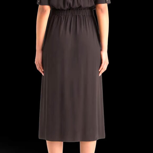 SCOTCH & SODA MAISON SCOTCH SIZE S SHORT SLEEVE V NECK NEHRU COLLAR MAXI DRESS - Picture 4 of 4